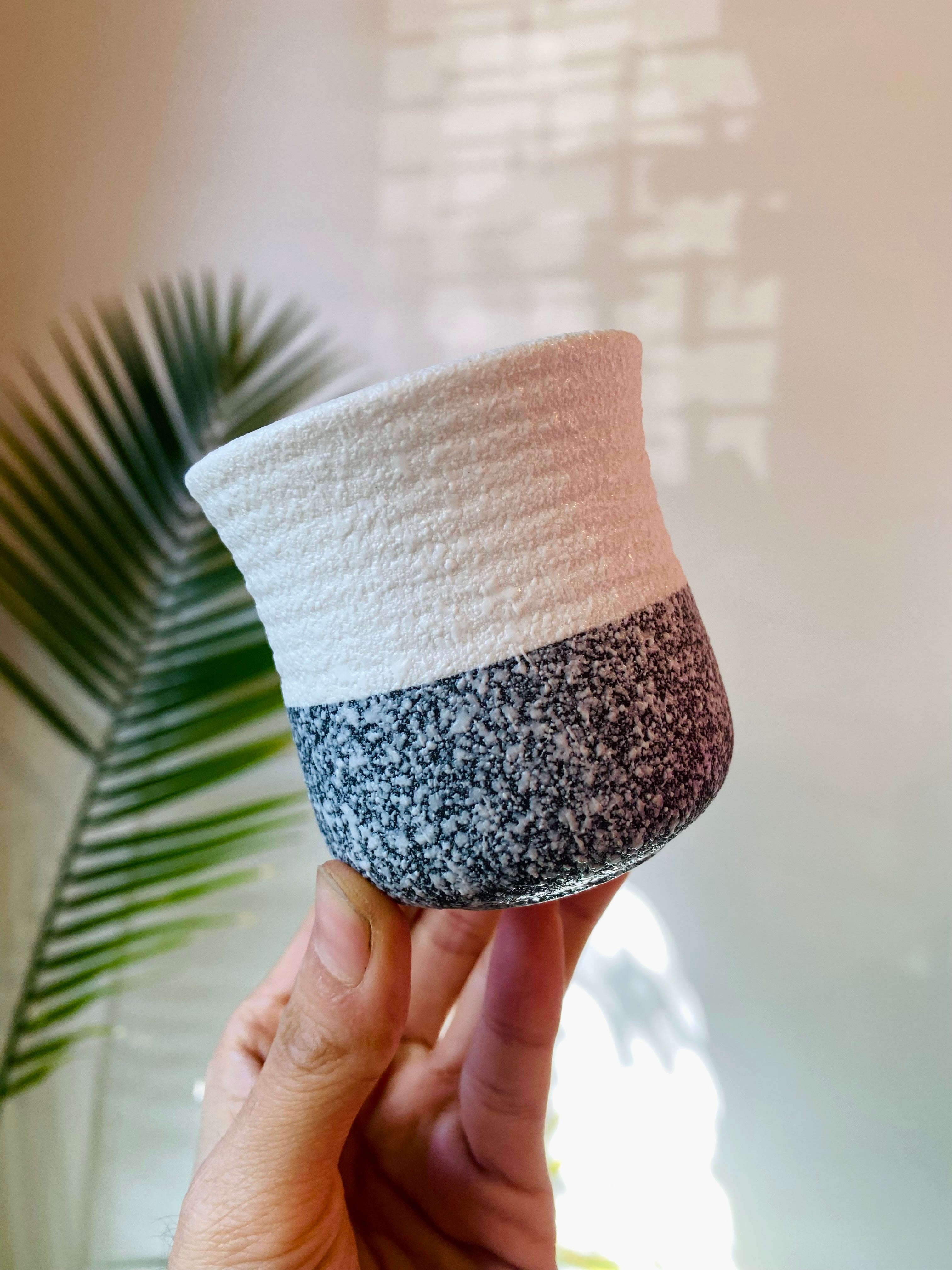White Ceramic Planter with Drainage