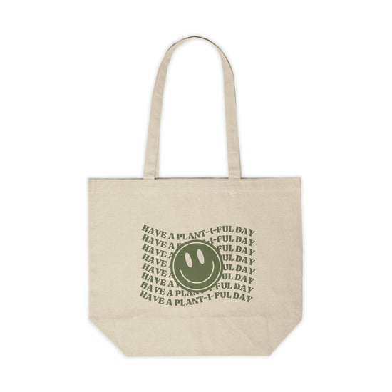 Have A Plant-i-ful Day Canvas Shopping Tote